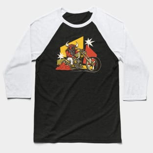 Bull Rider Cool Baseball T-Shirt